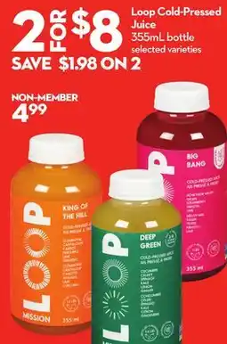 Longo's Loop Cold-Pressed Juice offer