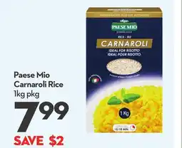 Longo's Paese Mio Carnaroli Rice offer