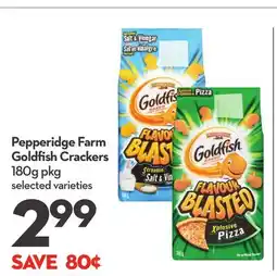 Longo's Pepperidge Farm Goldfish Crackers offer