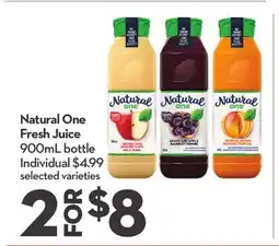 Longo's Natural One Fresh Juice offer
