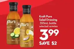 Longo's Kraft Pure Salad Dressing offer