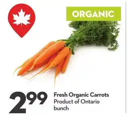 Longo's Organic Carrots offer
