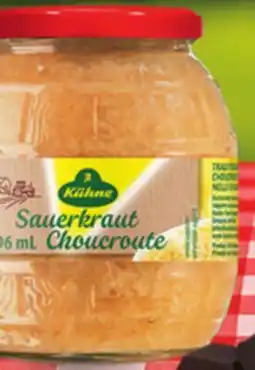 Longo's Kuhne Saurkraut offer
