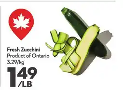 Longo's Fresh Zucchini offer