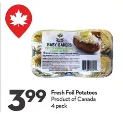 Longo's Fresh Foil Potatoes offer