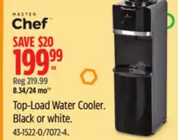 Canadian Tire MASTERCHEF Top-Load Water Cooler. Black or white offer