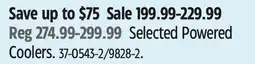Canadian Tire Mobicool Selected Powered Coolers offer