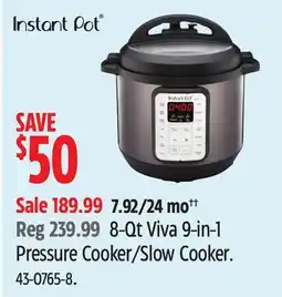 Canadian Tire Pressure Cooker/Slow Cooker offer