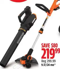 Canadian Tire 20V 360 CFM Blower & 12 2-in-1 Trimmer with 2 x 2Ah Battery & Charger offer