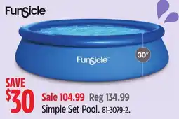 Canadian Tire Simple Set Pool offer