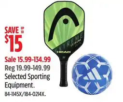 Canadian Tire Spalding Selected Sporting Equipment offer