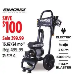 Canadian Tire Simoniz 2 GPM 2300 PSI FOAM BLASTER offer