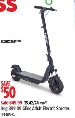 Canadian Tire iZip Glide Adult Electric Scooter offer