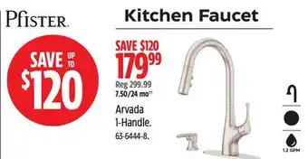 Canadian Tire Pfister Arvada 1-Handle offer