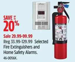 Canadian Tire Garrison Selected Fire Extinguishers and Home Safety Alarms offer