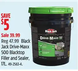 Canadian Tire Black Jack Drive-Maxx 500 Blacktop Filler and Sealer, 17L offer