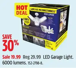 Canadian Tire LED Garage Light offer