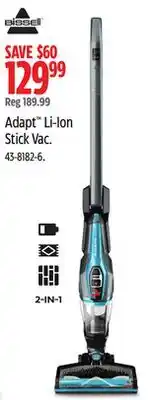 Canadian Tire BISSELL Adapt Li-Ion Stick Vac offer