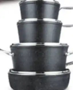 Canadian Tire Heritage The Rock 10-Pc Forged Non-Stick Cookset. Scratch and wear-resistant surface offer