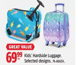 Canadian Tire Outbound Kids' Hardside Luggage offer