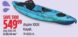 Canadian Tire Pelican Aspire 100X Kayak offer