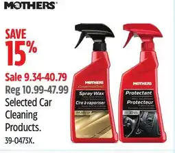 Canadian Tire Mothers Selected Car Cleaning Products offer