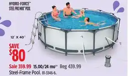 Canadian Tire Steel-Frame Pool offer