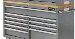 Canadian Tire 56˝10-Drawer Cabinet with Butcher-Block Top offer