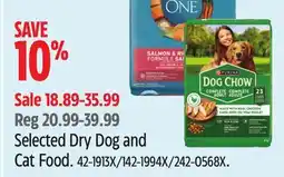 Canadian Tire IAMS Selected Dry Dog and Cat Food offer