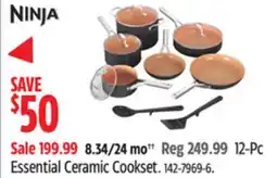 Canadian Tire Ninja Essential Ceramic Cookset offer