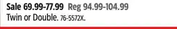 Canadian Tire Twin or Double offer