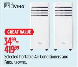 Canadian Tire Selected Portable Air Conditioners and Fans offer