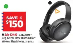 Canadian Tire Bose QuietComfort Wireless Headphones offer