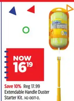 Canadian Tire Swiffer Extendable Handle Duster Starter Kit offer