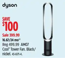 Canadian Tire Dyson Cool Tower Fan Black/ nickel offer