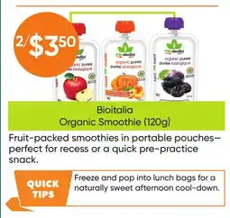 Healthy Planet Bioitalia Organic Smoothie (120g) offer