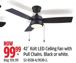 Canadian Tire Canarm 42˝ Kolt LED Ceiling Fan with Pull Chains offer