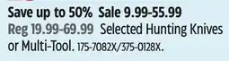 Canadian Tire Buck Selected Hunting Knives or Multi-Tool offer