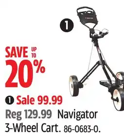 Canadian Tire Matrix Navigator 3-Wheel Cart offer