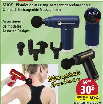 Sushi Shop Compact Rechargeable Massage Gun offer