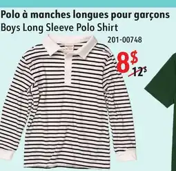 Sushi Shop Boys Long Sleeve Polo Shirt offer