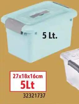Sushi Shop Storage Bin with Lid and Latching Buckles offer