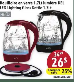 Sushi Shop LED Lighting Glass Kettle offer