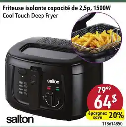 Sushi Shop Salton Cool Touch Deep Fryer offer