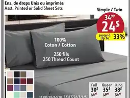 Sushi Shop Asst. Printed or Solid Sheet Sets offer