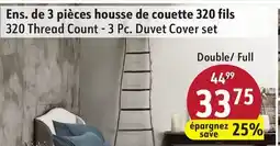Sushi Shop Double/ Full 320 Thread Count - 3 Pc. Duvet Cover set offer