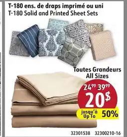 Sushi Shop T-180 Solid and Printed Sheet Sets offer
