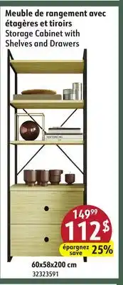 Sushi Shop Storage Cabinet with Shelves and Drawers offer