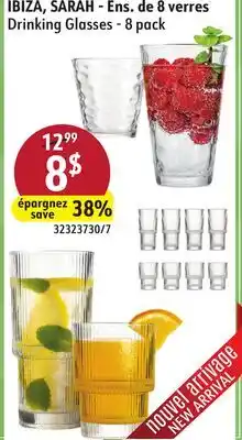 Sushi Shop Drinking Glasses - 8 pack offer