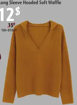 Sushi Shop Long Sleeve Hooded Soft Waffle offer